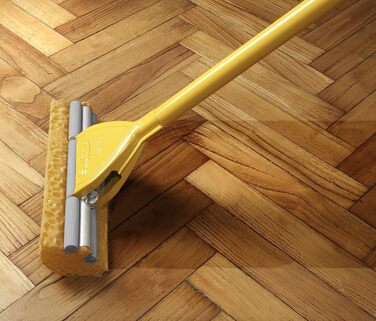 Класичне прибирання підлоги губкою Зроблено в Італії, 32 x 9 x 141 см 32 x 30 x 30 см Жовтий