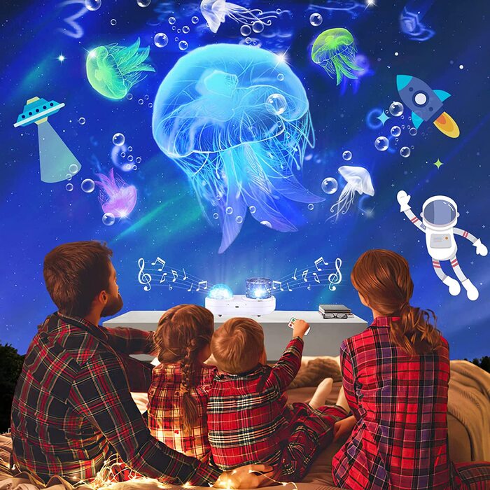 Дитячий проектор зоряного неба ONXE Galaxy 23-2 6 поекцій 12 кольорів