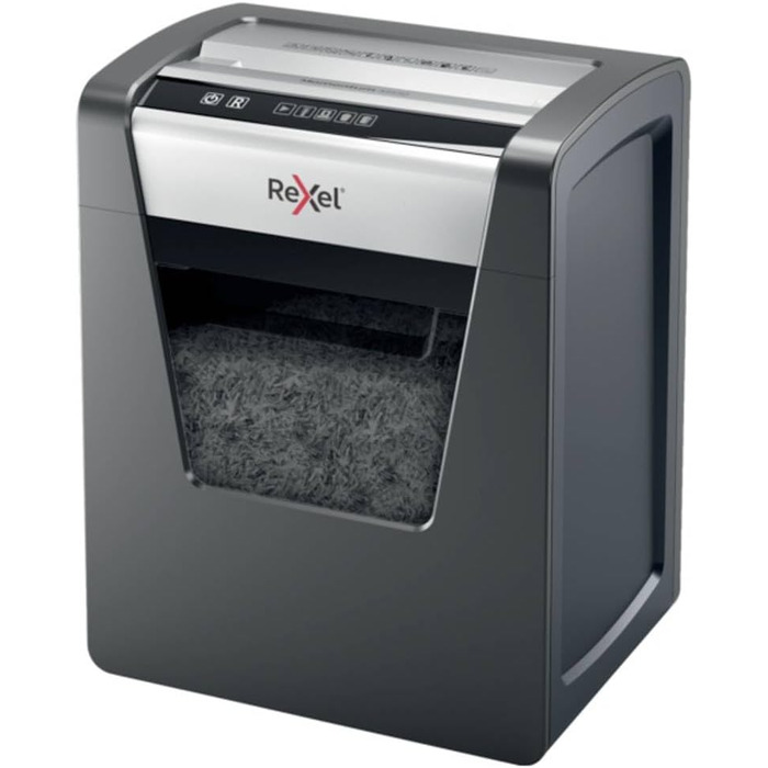 Шредер Rexel Momentum X308: безпечне знищення документів, P3, 10 аркушів, чорний
