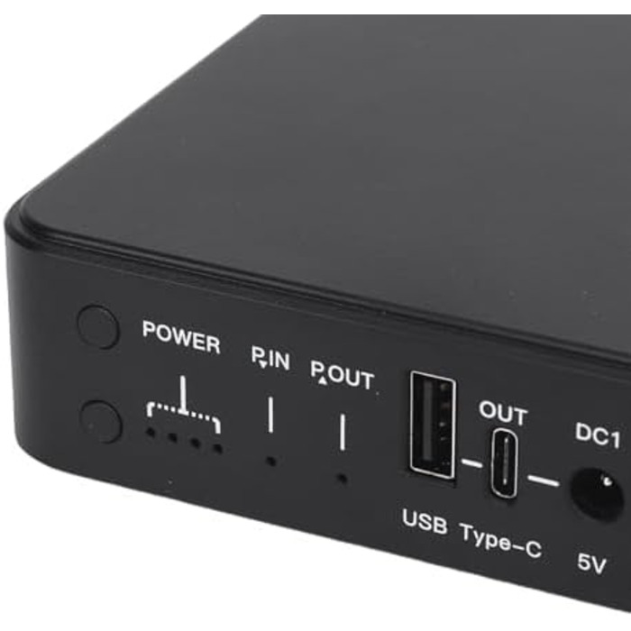 DC UPS 6 портів з Li-іон акумулятором 18000mAh для роутера та офісу. Підтримка 5V, 9V, 12V, 15V, 24V, USB Type-C, POE