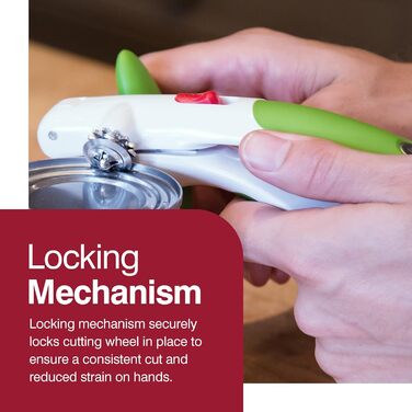 Відкривачка для консервів Zyliss Lock N Lift зелена (нова)