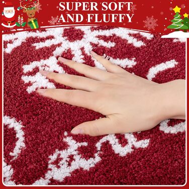 Набір килимків для ванної кімнати Badteppich Set: душовий килимок, килимок перед унітазом, килимок для ванної, м'який, високий ворс, 45x65 см + 50x120 см + 50x60 см, з малюнком 