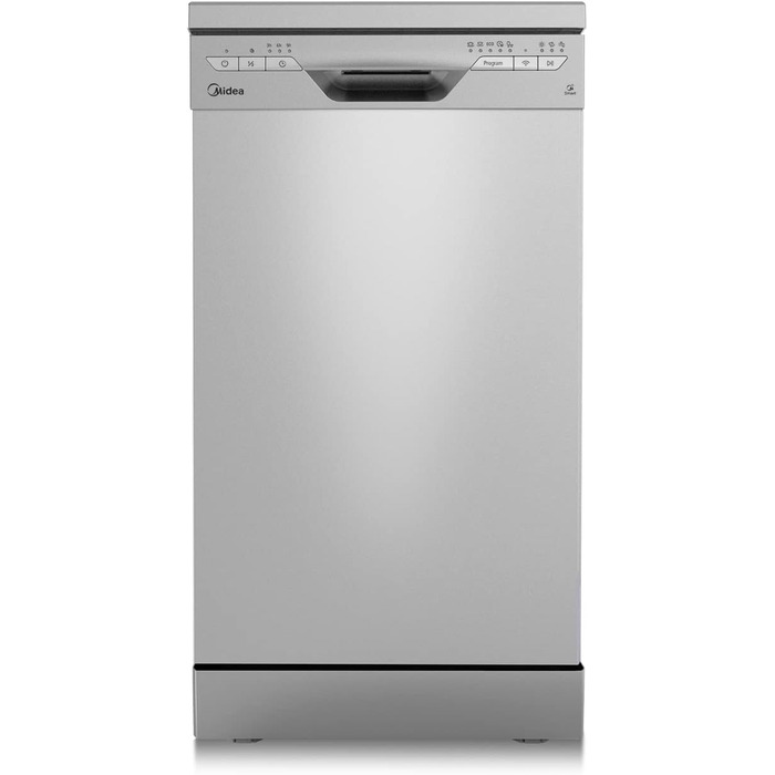 Посудомийна машина Midea SF 3.45N PRO: 9 комплектів, Inox, Wi-Fi, 47 dB, 45 см, енергоклас E