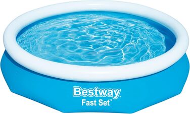 Каркасний басейн Bestway Fast Set 305x76 см, круглий, синій, без насоса