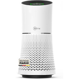 Повітряочищувач HEPA alfda ALR100 з 4-в-1 фільтром, іонізатором, 150 м³/год, до 20 м², тихий режим SLEEP, 28 дБ (A), нічне світло, енергоефективний DC-двигун, таймер, індикатор заміни фільтра