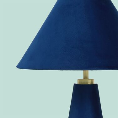 Лампа настільна Relaxdays з абажуром з оксамиту