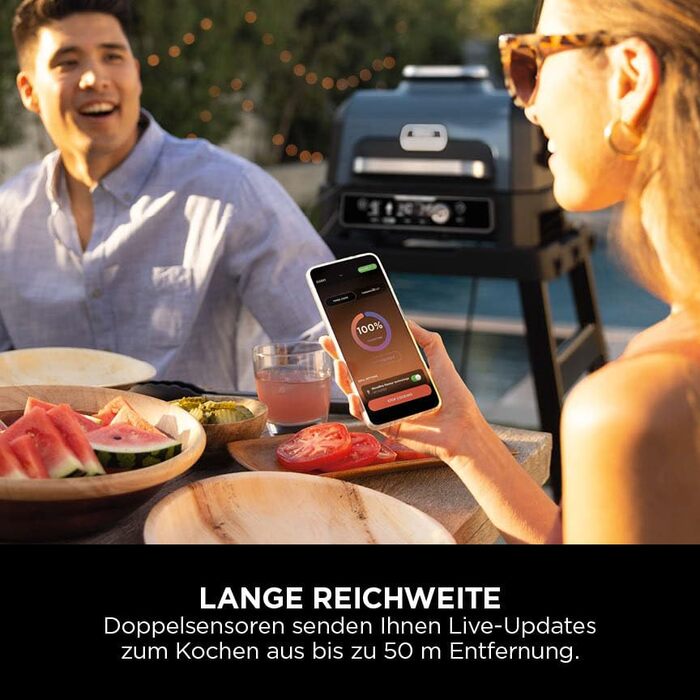 Бездротовий термометр Ninja ProChef для приготування їжі, гриля та Air Fryer, Bluetooth, 50м, водонепроникний