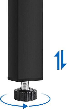 Крісла для офісу та конференцій Yaheetech (2 шт.) з підлокітниками, чорні