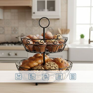 Підставка для квітів Relaxdays з 2 ярусами