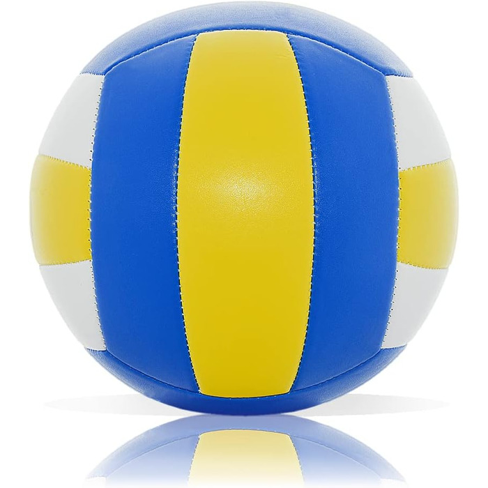 Волейбол пляжний волейбол розмір 5 спорт дозвілля в приміщенні на відкритому повітрі командна гра (жовто-блакитно-білий)