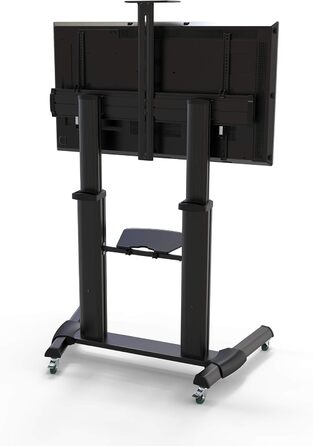 Підставка для телевізора Conecto TV Stand, регульована, поворотна, на колесах, 55-100 дюймів, чорна, модель LM-FS03G