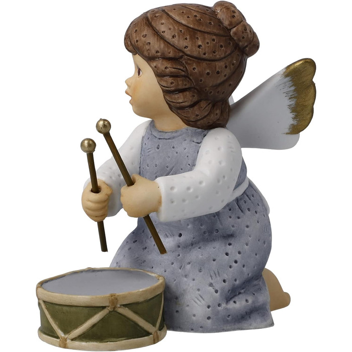 Новорічна прикраса Goebel фігурка ангела з порцеляни, розміри 8,5 см х 8 см х 5 см, 11-750-77-1