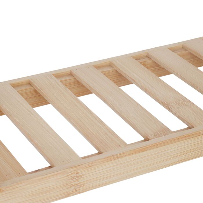 Поличка для ванної кімнати Relaxdays з тримачем для рушників