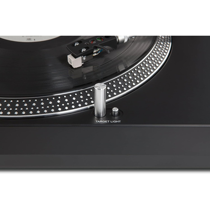 Програвач вінілу TechniSat TECHNIPLAYER LP 200 з USB, автоматичний, 33/45 об/хв, алюмінієвий диск, цифровізація, чорний, прямий привід