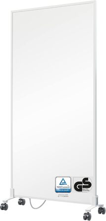 Інфрачервовий обігрівач BR Bringer Standgerät 1200W - Економний, мобільний, з гарантією 5 років, німецька якість (білий)