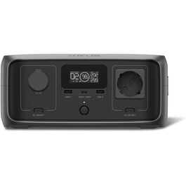 Портативна електростанція EcoFlow RIVER 3 з сонячною панеллю 45 Вт, акумулятор LFP 245 Вт·год, потужність до 600 Вт, GaN для збільшення часу роботи, <10 мс UPS, компактний сонячний генератор для кемпінгу та відпочинку на природі