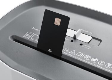 Шредер Dahle PaperSAFE PS 140 для документів, сірий, P4, 8 листів, 12 л, без масла, без обслуговування
