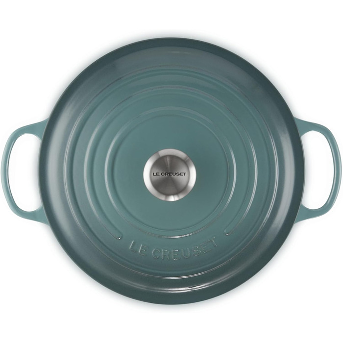 Запіканка чавунна Le Creuset Signature, Ø 28 см, 4,2 л, для всіх типів плит включаючи індукційну (Ocean)