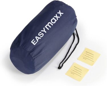 Надувний надувний матрац EASYmaxx Водонепроникний і рулонний для зручного транспортування Туристичний килимок з сумкою для зберігання вантажопідйомність 150 кг