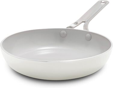 GreenPan Nova сковорода, 20.3 см, для індукційних плит, з алмазним покриттям, без PFOA та PFAS, нетоксичне керамічне антипригарне покриття, придатна для миття в посудомийній машині та духовці, сковорода для смаження, 20 см