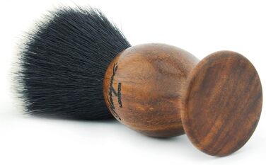 Веганська щітка для гоління Haryali London з дерев'яною ручкою, імітація борсукової шерсті - синтетична, набір щіток для гоління, аксесуари для вологого гоління