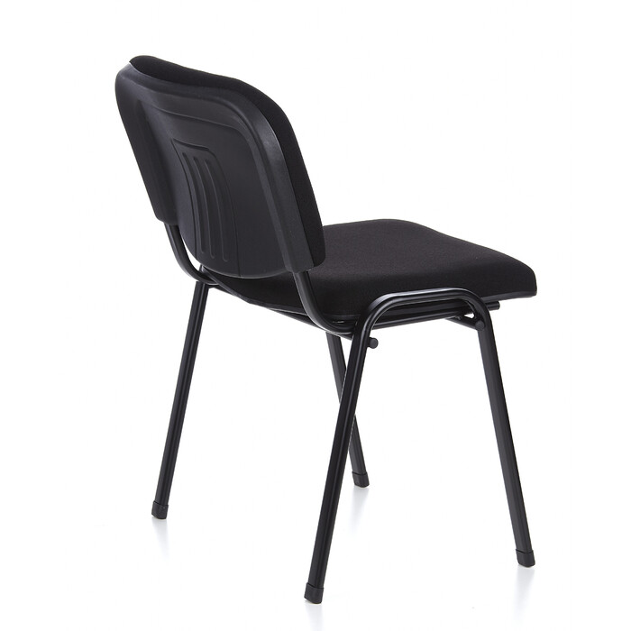 Крісло для відвідувачів / Конференційний стіл / Стільниця XT 600, набір 4 шт., чорний / чорний hjh OFFICE