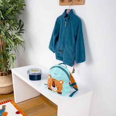 Міні-рюкзак SIGIKID Дитячий рюкзак для ясел, дитячого садка, екскурсій рекомендований для дівчаток від 2-х років (Синій/Коричневий)