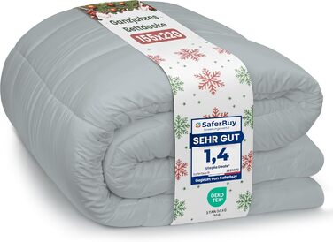 Ковдра Utopia Bedding для 2 осіб, 155x220 см, білий колір, мікрофібра, 4 сезони