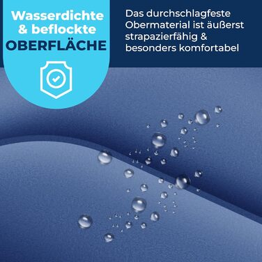 Надувна матрац KESSER® з електричним насосом, 203x152.5x51 см, для відпочинку та кемпінгу