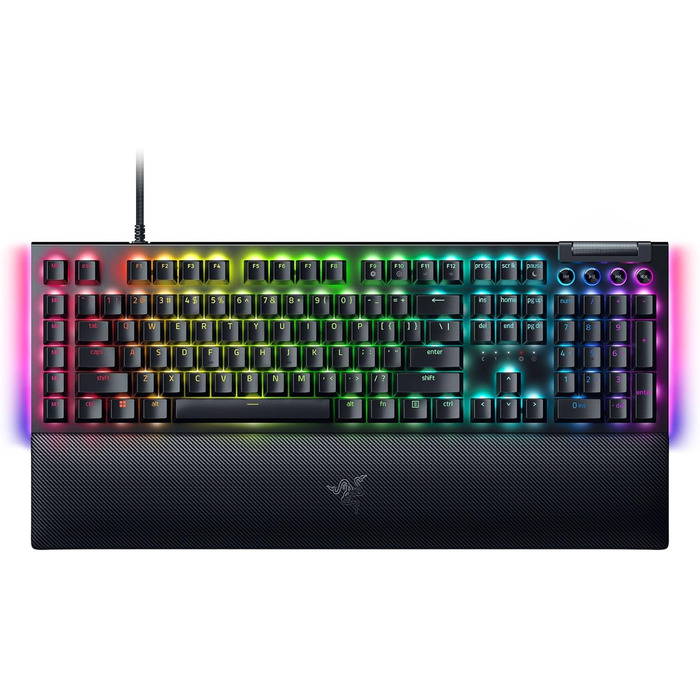 Механічна ігрова клавіатура Razer BlackWidow V4 Green Switch QWERTZ DE з RGB Chroma підсвічуванням та макро-клавішами