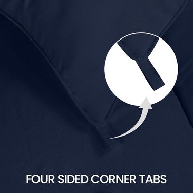 Комплект постільної білизни Utopia Bedding: ковдра 200x200 см, поліестер 350 GSM (білий)