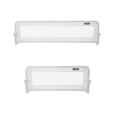 Бортик для ліжка ABUS Eric для немовлят та дітей, 150 см - захист від випадання, складаний для подорожей, білий (комплект 100 см + 150 см)