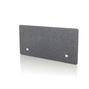 Звукоізолююча перегородка на стіл FLEXMIUT 3D 120x60x1 PET сірий hjh OFFICE