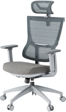 Крісло офісне OfficePro Elegant OC600-G-DG-DG