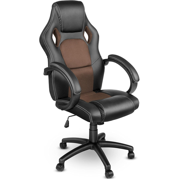 Офісне крісло TRESKO Racing Executive Chair, 14 кольорів, м'які підлокітники, кулісний механізм, протестовано SGS