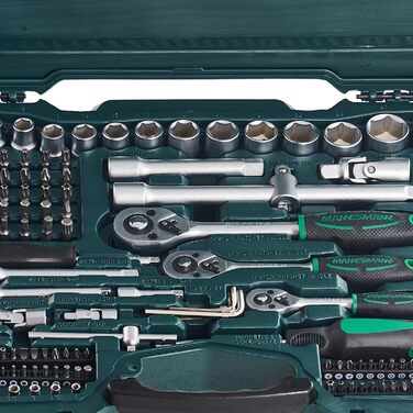 Комплект ключів Brüder Mannesmann M98430 215 шт стальні хромовані