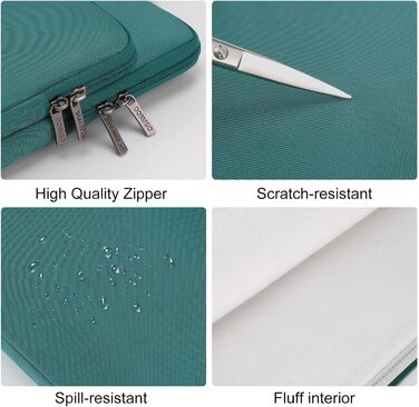 Чохол для ноутбука DOMISO, 16 дюймів, сумісний з MacBook Pro, водонепроникний, з ручкою