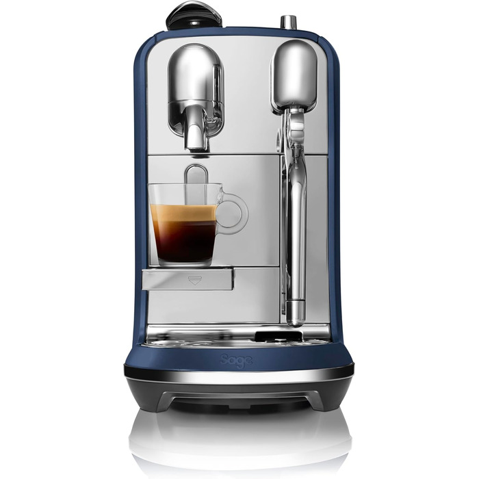 Кавомашина Nespresso Creatista Plus Sage SNE800DBL, дамсонова синя