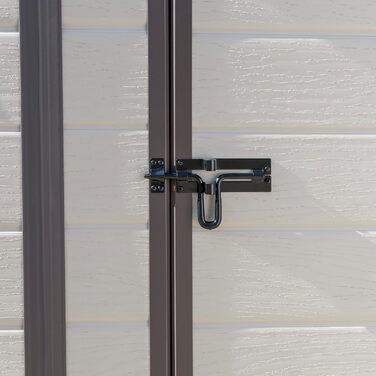 Сарай садовий Keter Manor Pent 6x4, пластиковий, бежевий, 183.5x111x200.5 см, для вулиці, вологостійкий