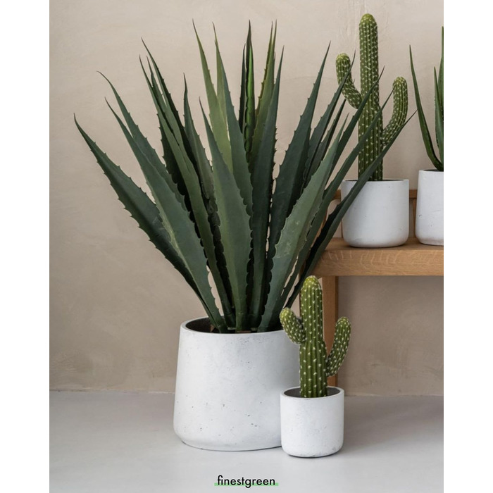 Вазон Patt Pflanzgefäß Grau L: бетонний вазон для дому та саду, XL (23x19x19.5 см)