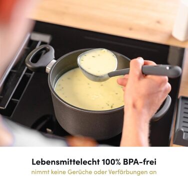 Набір кухонних аксесуарів Hoffmann Küchenhelfer-Set (5 предметів), антрацит, силікон-сталевий сердечник