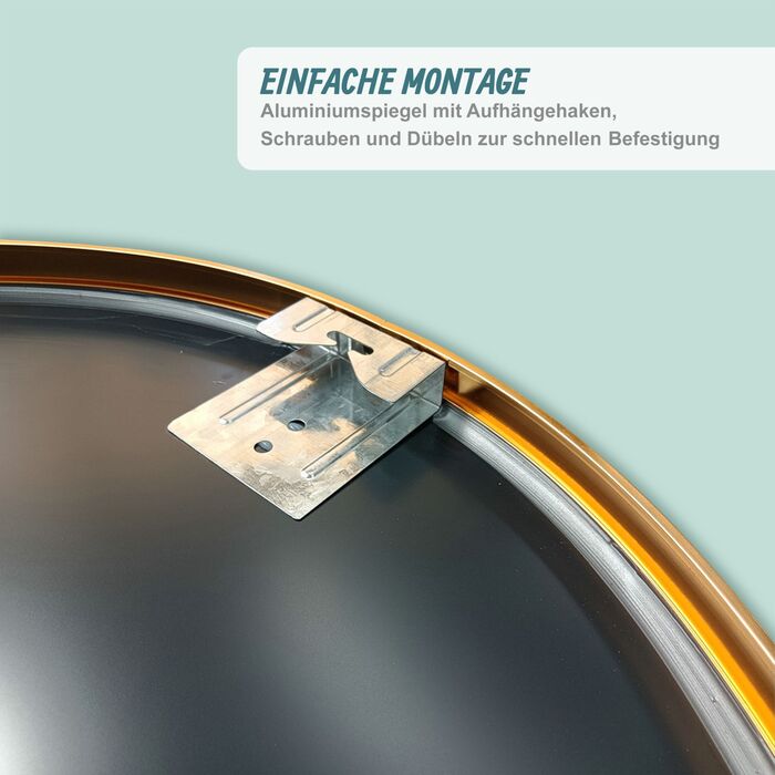 Дзеркало Relaxdays кругле