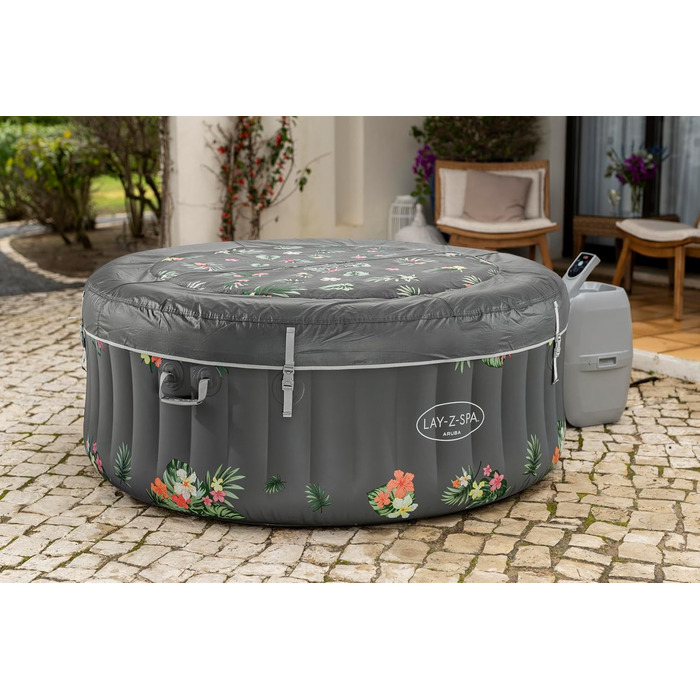 Надувний спа-басейн з гідромасажем Bestway Lay-Z-Spa Miami AirJet Whirlpool, для 2-4 осіб, 180 x 66 см