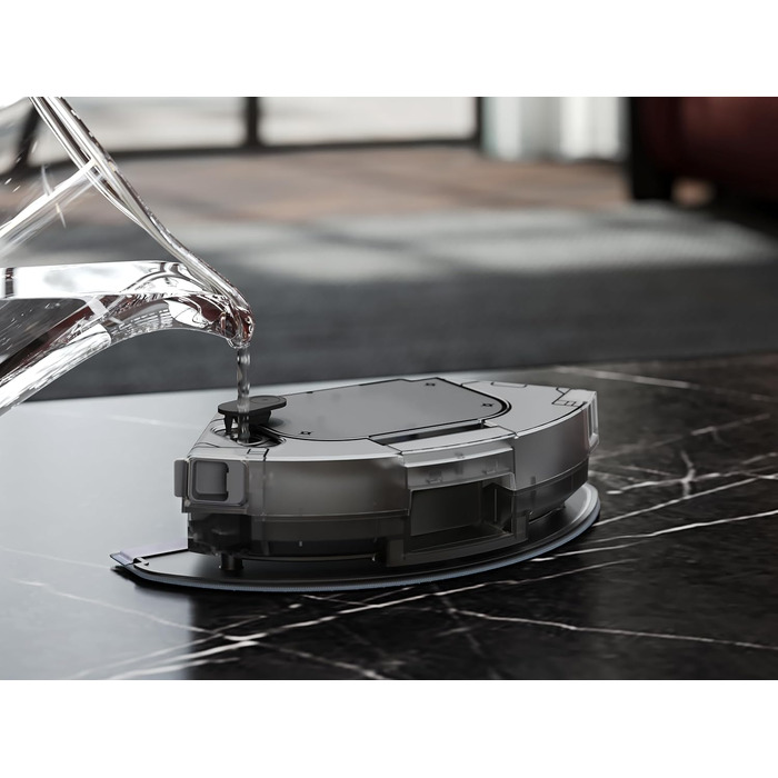 Робот-пилосос AEG AR71UW2SW з функцією миття, WiFi, LiDAR, автоматичною станцією очищення, потужність 4000 Па, 14,4 В, до 175 хв, до 140 м², бак 0,28 л, білий