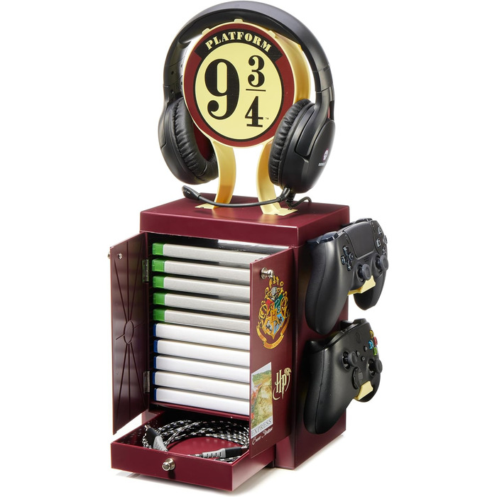 Організатор для ігрових аксесуарів Star Trek Blue від Numskull: тримач для контролера та навушників (PS5, Xbox Series X/S, Nintendo Switch)