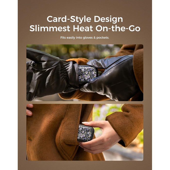 Електричні грілки для рук OCOOPA UT4 Young (Nocturne-Garten) - 2 шт., 5000mAh, водонепроникні, швидкий нагрів