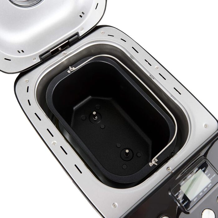 Хлібопечка Arebos 1500г | 15 програм | Таймер | LCD дисплей | 850 Вт | Чорний