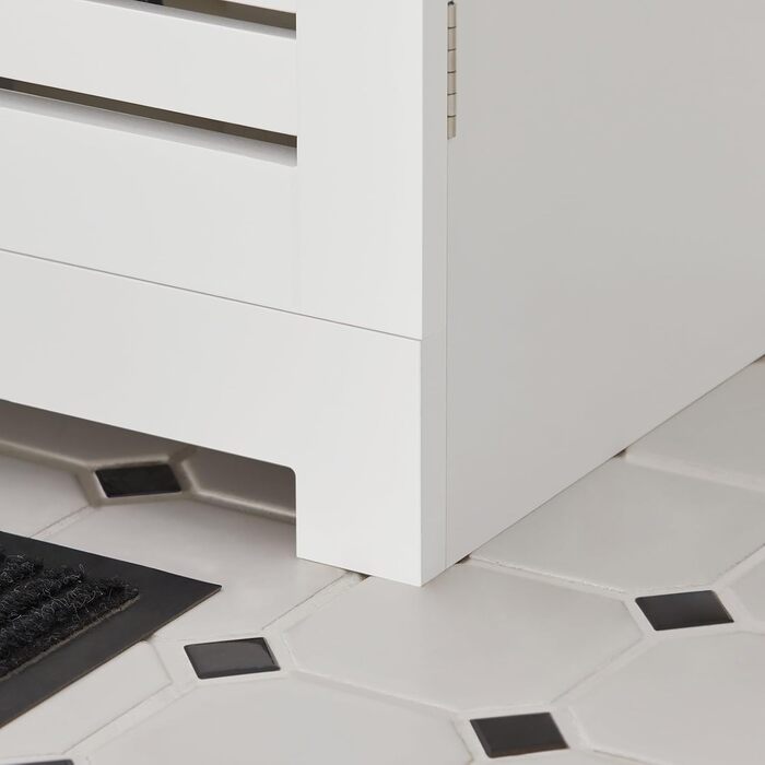 Тумбочка під раковину SoBuy 60 см, шафка для ванної кімнати з регульованою полицею, набір меблів для маленької ванної кімнати 60x59x30 см, BZR40-W