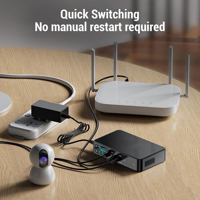 Mini UPS 10400mAh: стабільне живлення для роутера та камери, 5V/9V/12V вихід