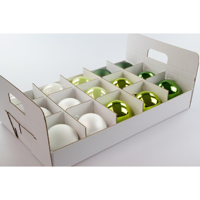 Коробка для новорічних кулі - 61 літр (прозора)